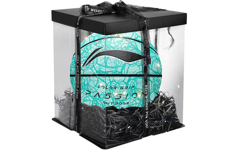 

LINING Баскетбольный мяч PU Green размер 7 тренировочный unisex China