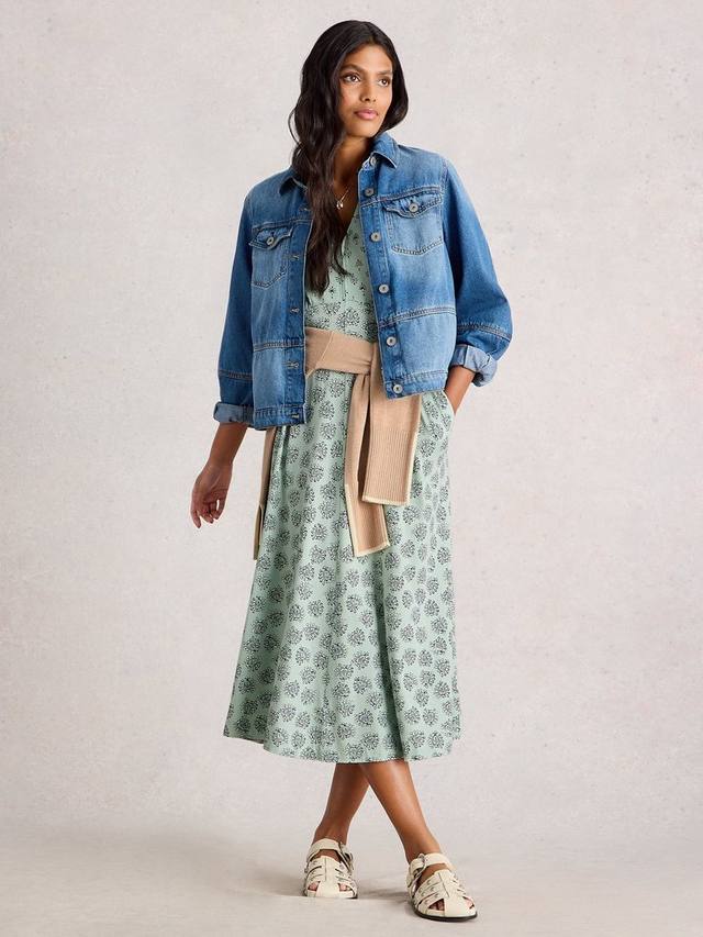 

Платье Megan Abstract Floral из джерси White Stuff, Light Green