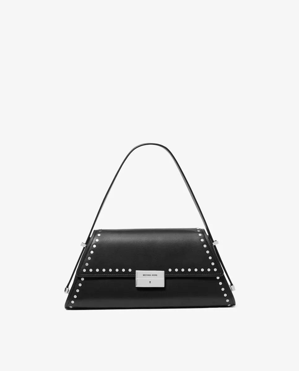 

Сумка через плечо из кожи Ludlow Michael Michael Kors, черный