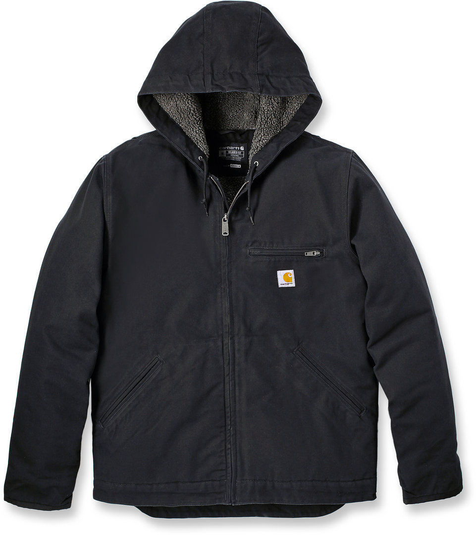 

Куртка Carhartt Relaxed Fit Washed Duck Sherpa Lined Jacket, черный