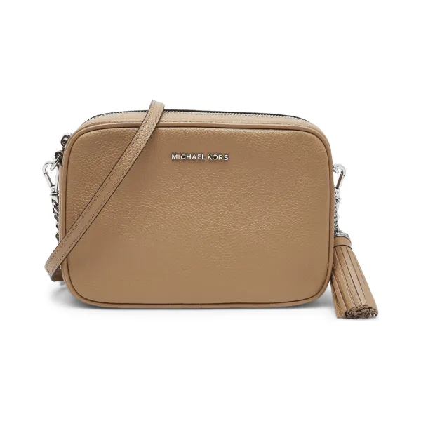 

Кожаная сумка-мессенджер Джинни Michael Kors, коричневый