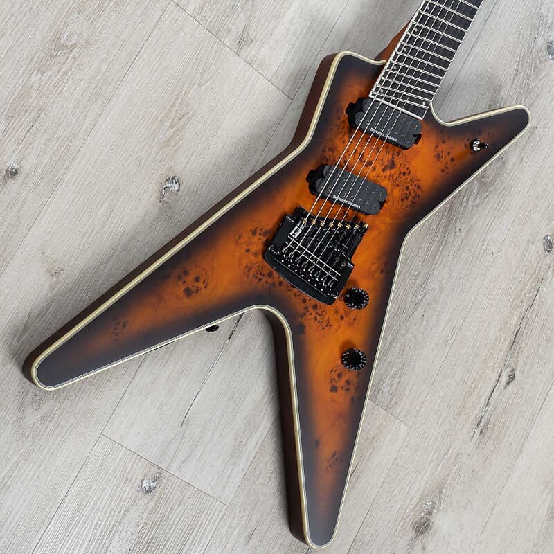 Электрогитара Dean ML Select 8-String Multiscale Guitar, Satin Natural ...