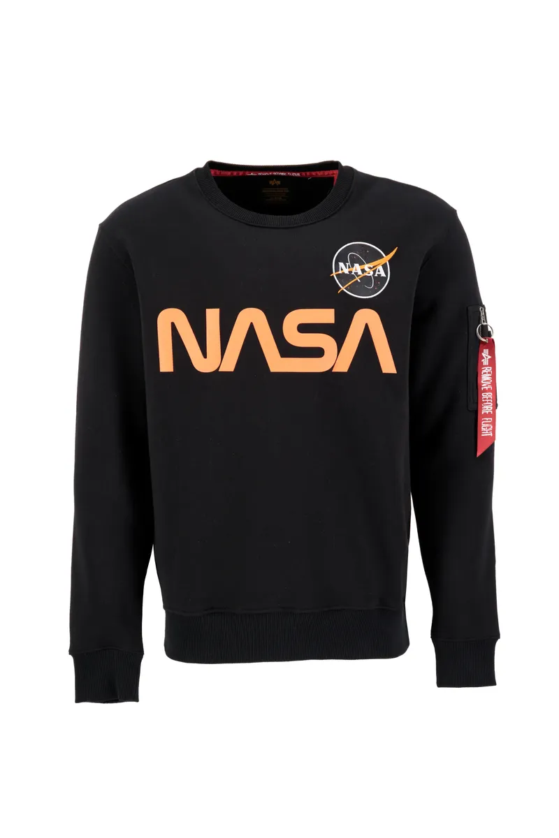 

Свитер Alpha Industries " Alpha Industries Мужчины - Толстовки Светоотражающий свитер NASA", черный