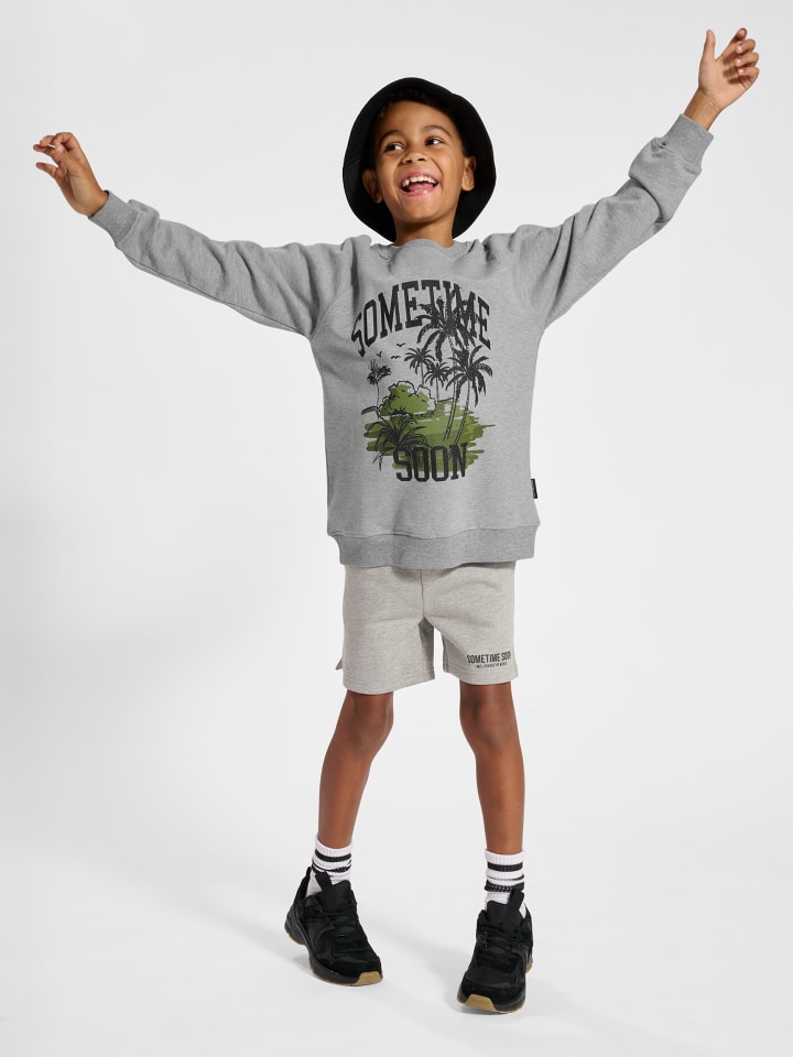 

Толстовка Sometime Soon Sweatshirt Stspalm Kinder, цвет GREY MELANGE