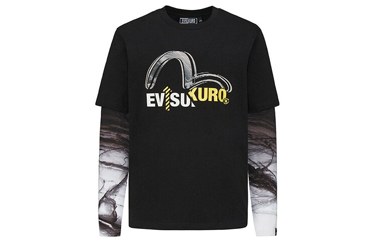 

Футболка мужская черная Evisu, черный