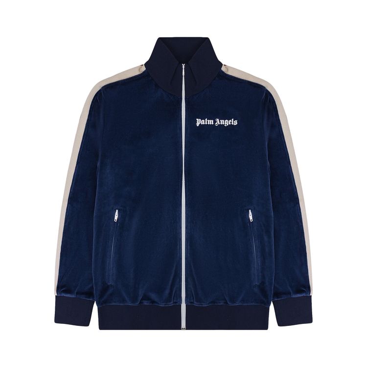 

Куртка Palm Angels Velor Track Jacket 'Navy', синий