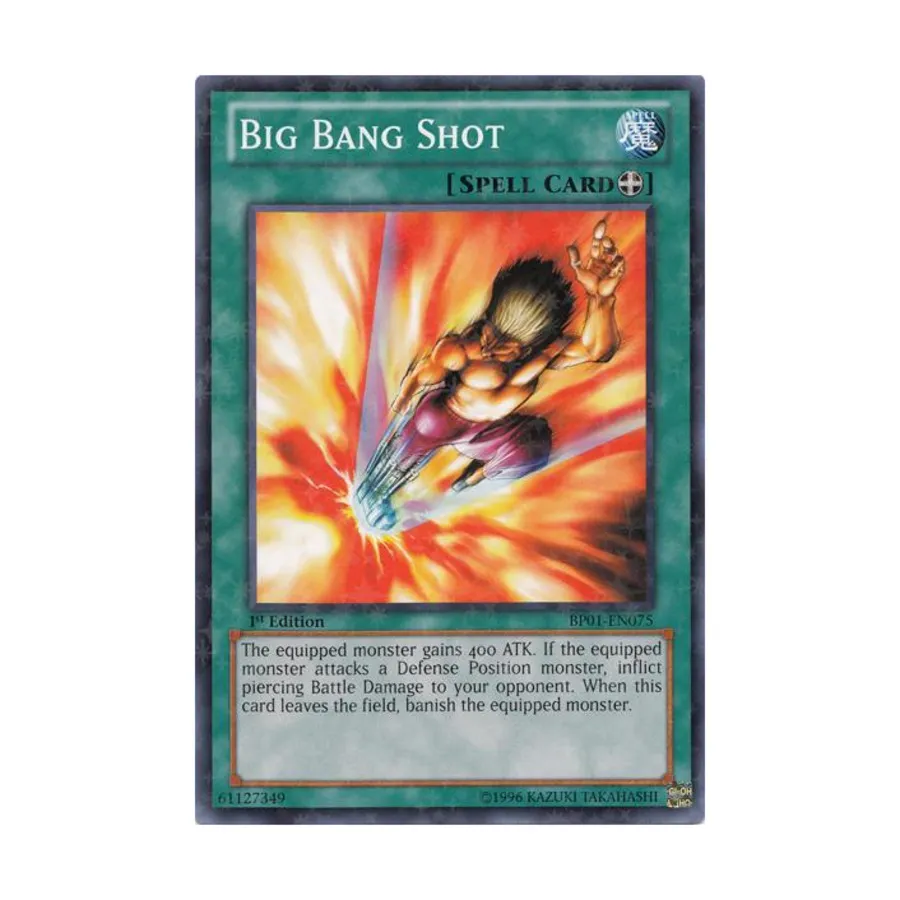 

CCG Big Bang Shot (Редкий звездный фольга), Yu-Gi-Oh - Battle Pack 1 - Epic Dawn - Singles