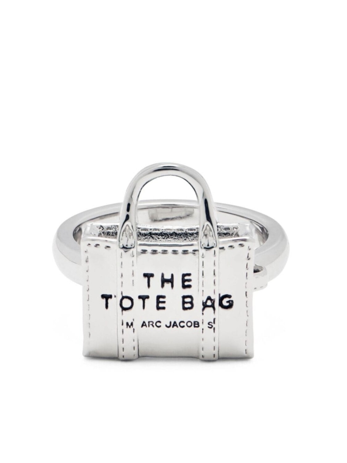 

Кольцо The Mini Icon Tote Bag Marc Jacobs, серебряный