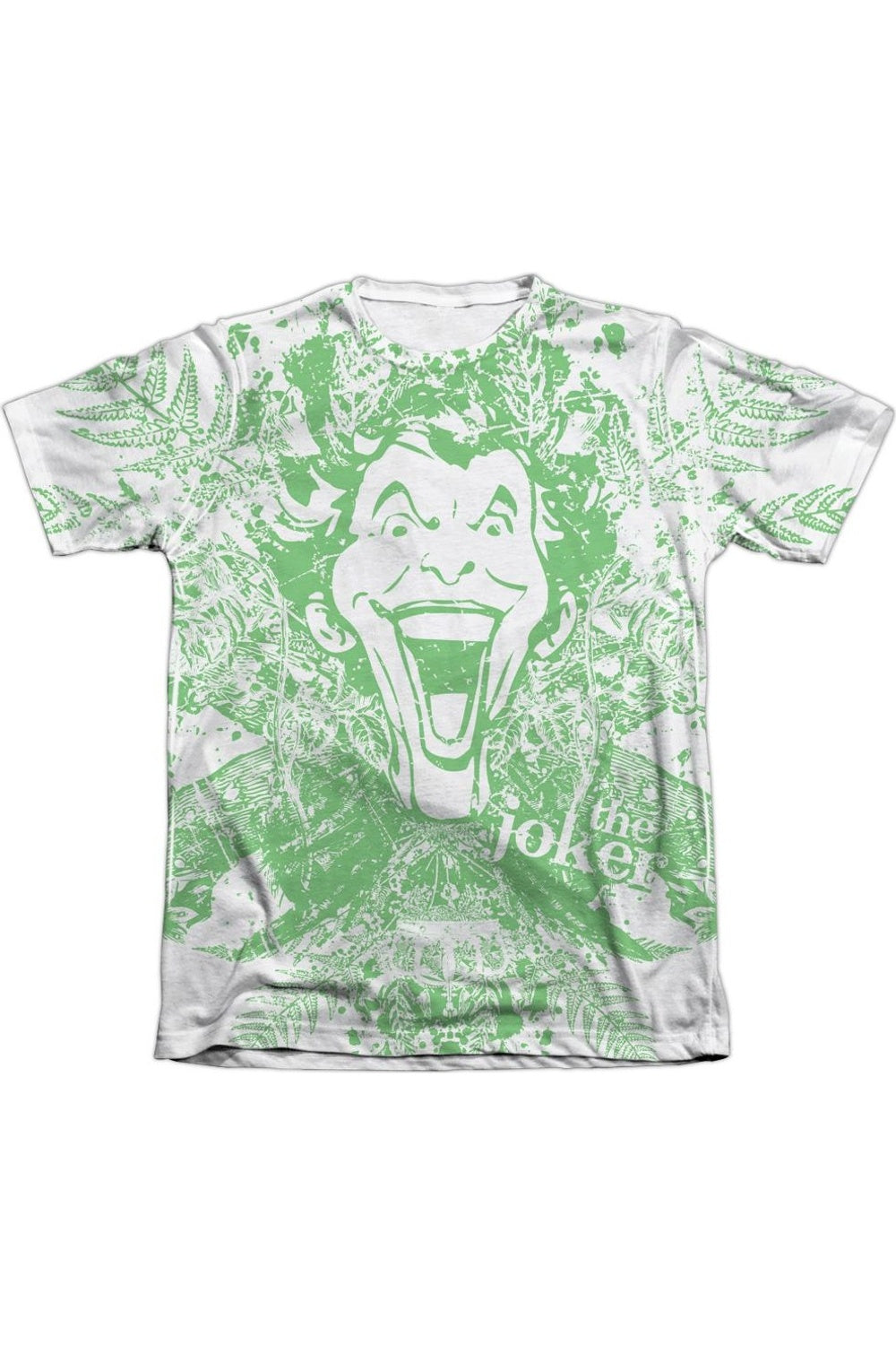 

Футболка с коротким рукавом Batman Joker In The Wild для взрослых 65/35 из полиэстера/хлопка Gildan, белый