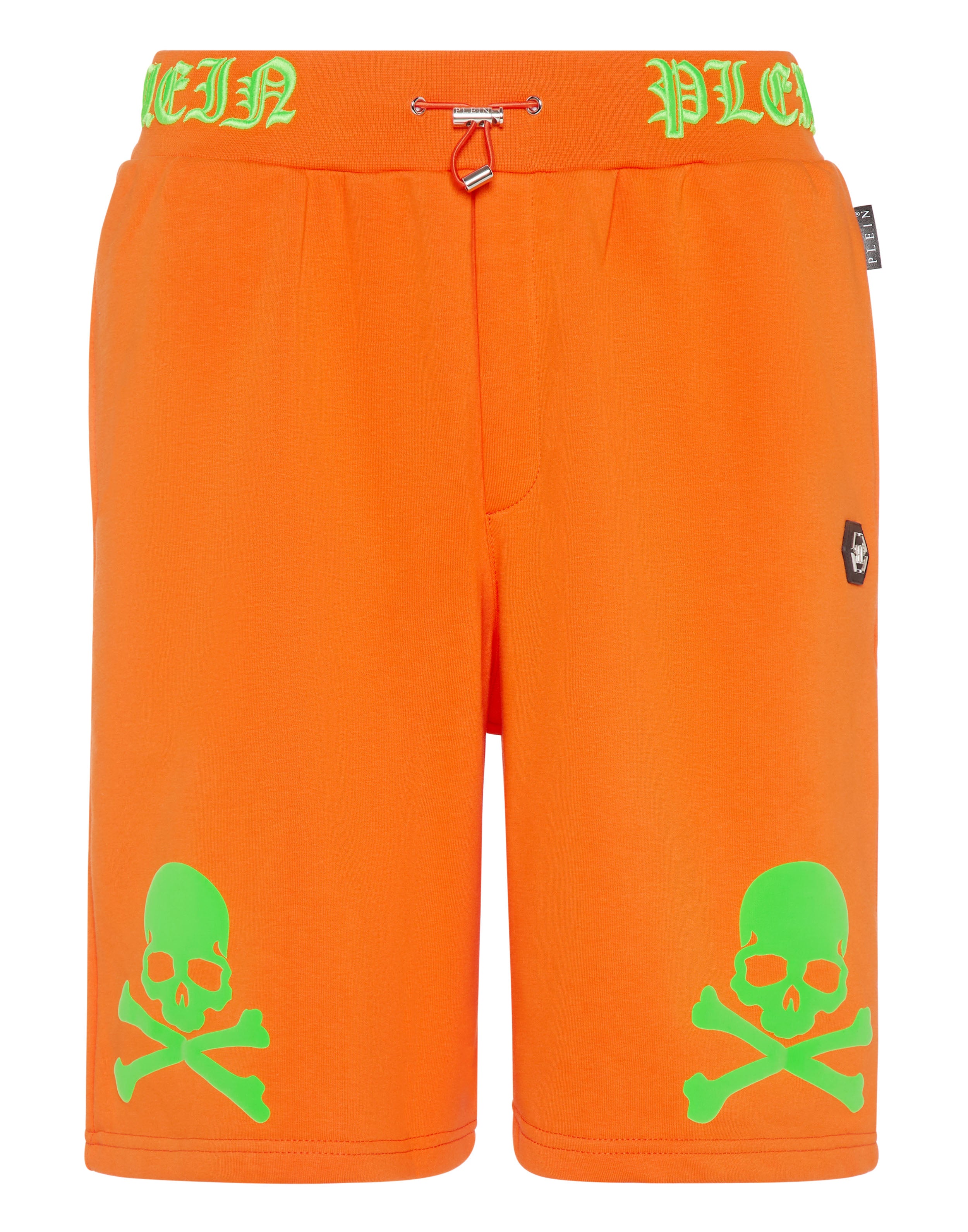 

Шорты для бега Skull&Bones PHILIPP PLEIN, цвет orange fluo