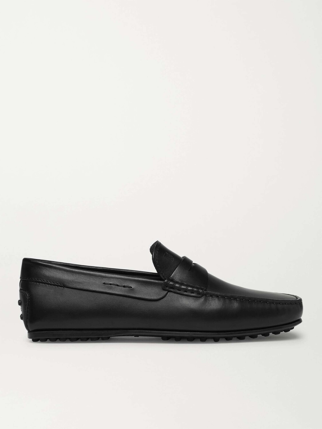

Кожаные пенни-лоферы City Gommino TOD'S, черный