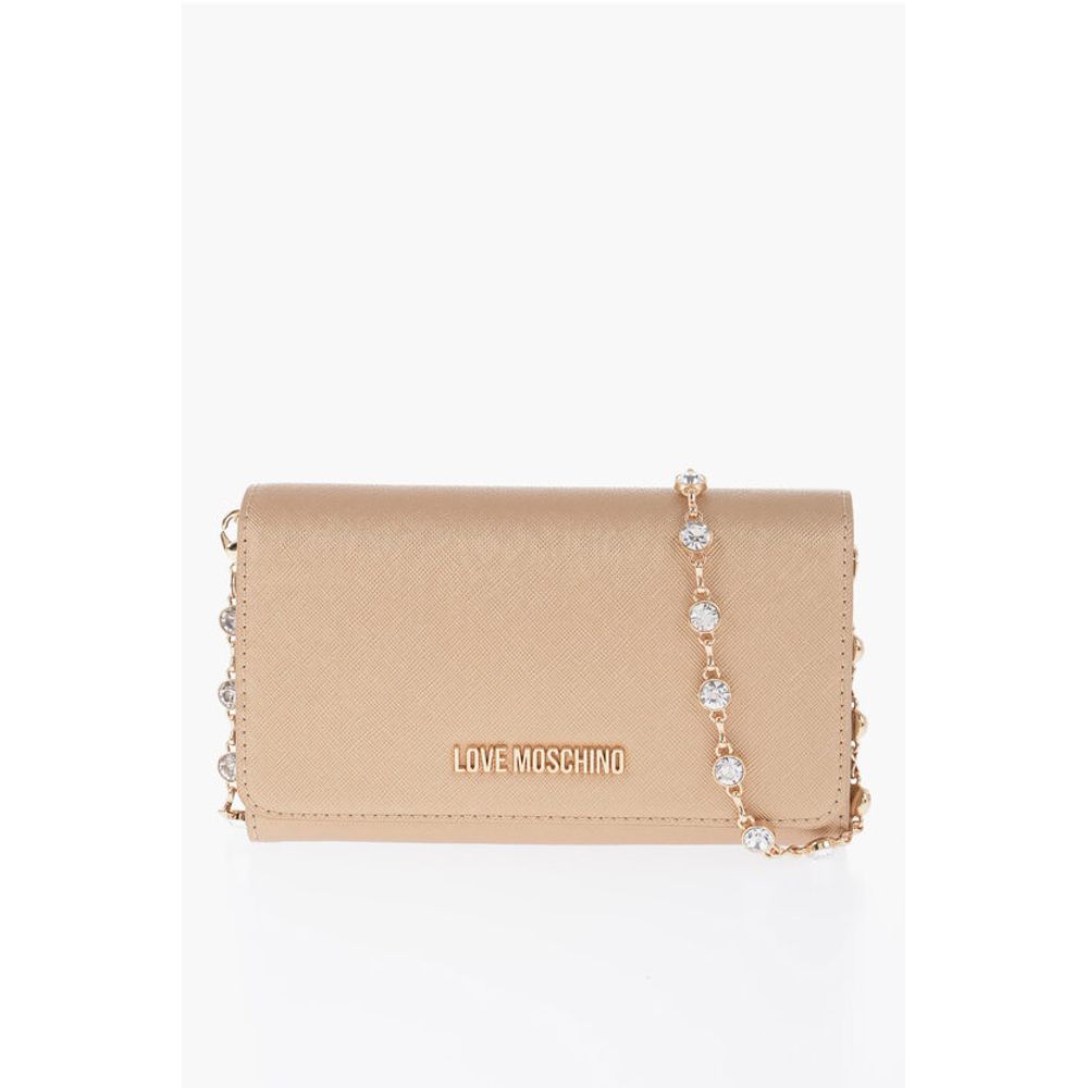 

Золотой полиэтиленовый кошелек Moschino, Gold