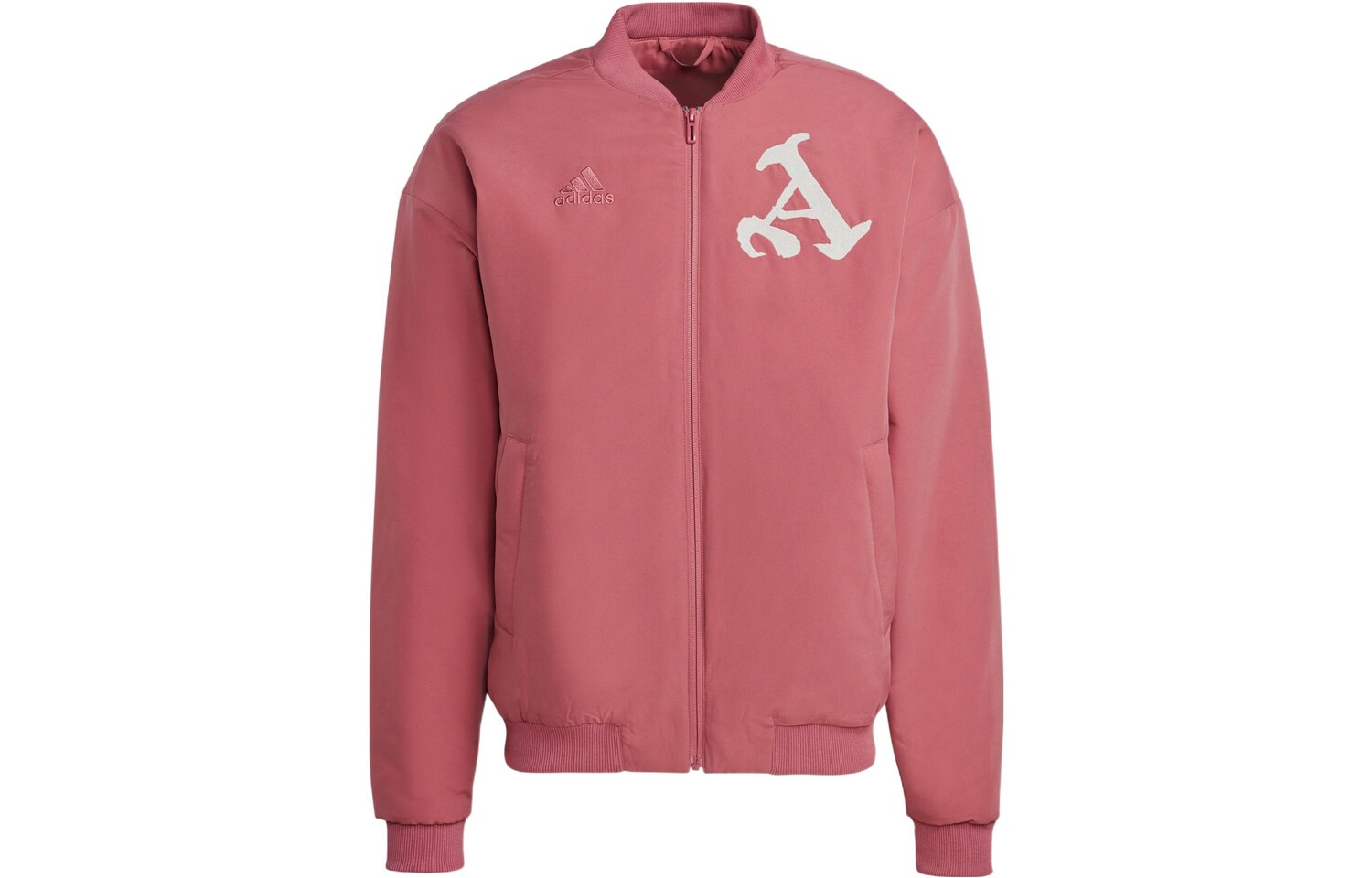 

Стеганая куртка Arsenal мужская розовая Adidas, розовый