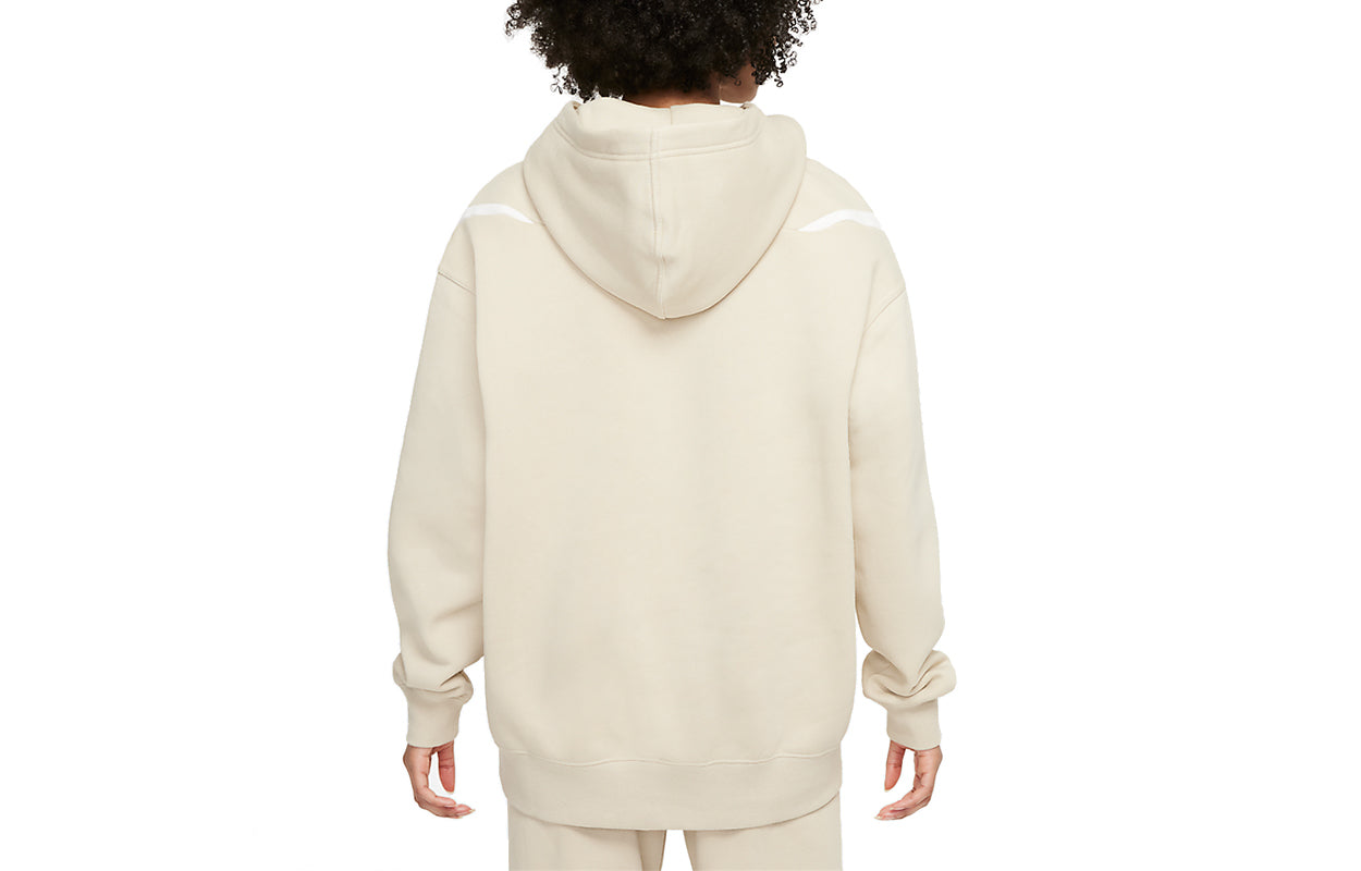 Худи (WMNS) Nike As W Nsw Swsh Flc Gx Hoodie Casual Sports Knit Pullover Fleece Creamy White — фото 2