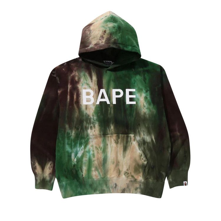 

Худи BAPE Ice Dye Relaxed Fit Pullover Hoodie, Green