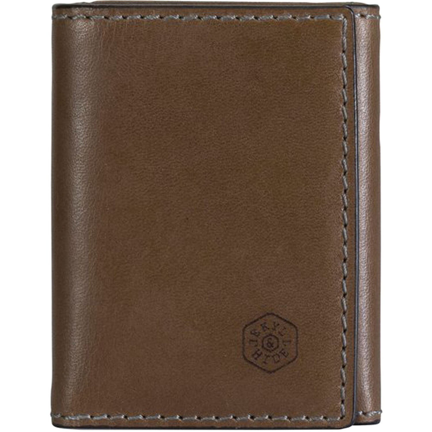 

Кошелек Jekyll & Hide Texas Kreditkartenetui RFID Schutz Leder 7 см, оливковый