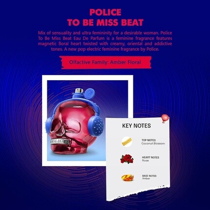Туалетная вода To Be Miss Beat для женщин, Police — фото 3