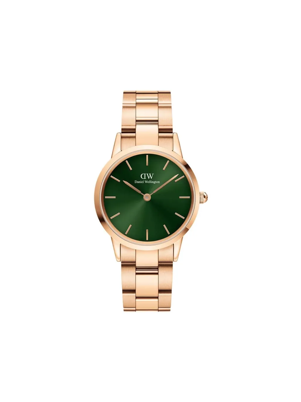 

Наручные часы Iconic Link 36 мм Daniel Wellington, зеленый