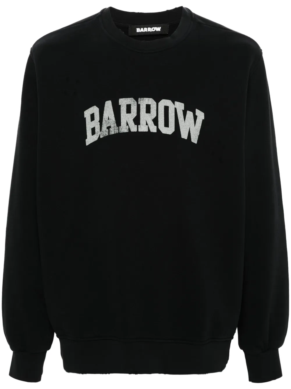 

Толстовка с эффектом потертости и логотипом BARROW, черный