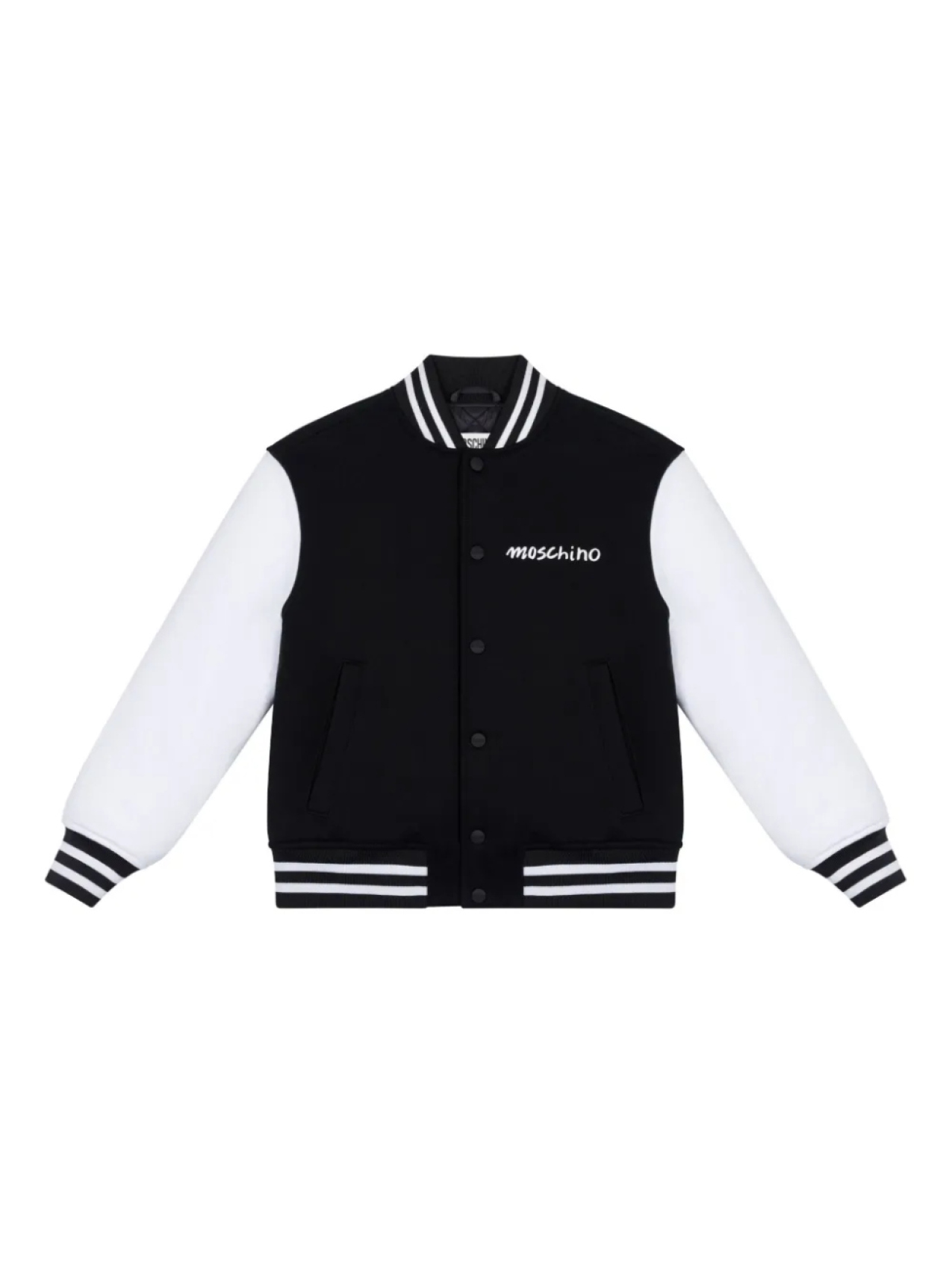 

Moschino Kids бомбер с логотипом, черный
