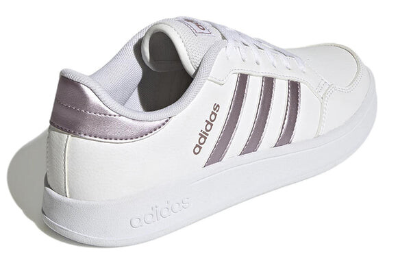 Кроссовки (WMNS) Adidas Breaknet Tennis Shoes 'White Matte Purple Metallic', белый — фото 4