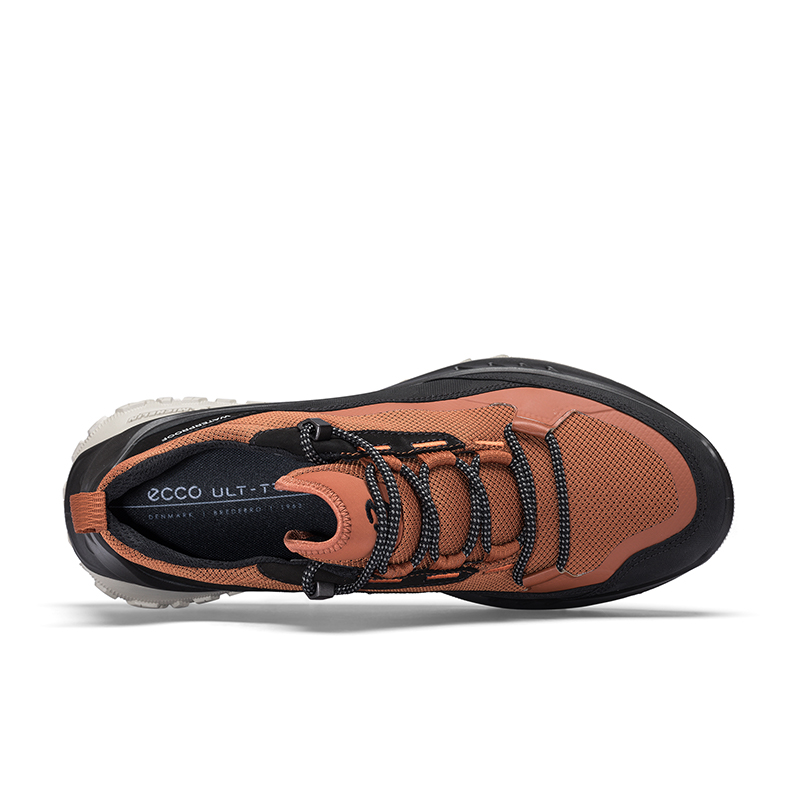 Кроссовки Otto Series Low Top Casual Shoes Men's Black Brown Ecco — фото 4