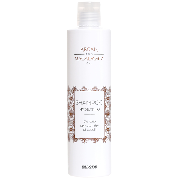

Увлажняющий и питательный шампунь для всех типов волос, 300 мл Biacré Argan i macadamia