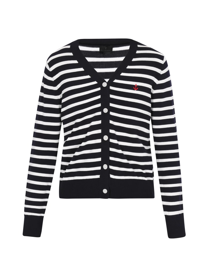 

Спортивная куртка DreiMaster Klassik, цвет navy offwhite stripe