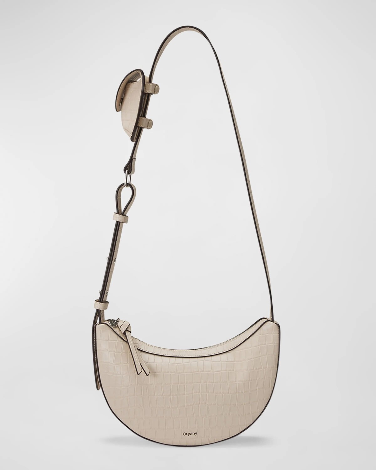 

Кожаная сумка через плечо Rookie Half Moon Oryany, цвет Cream