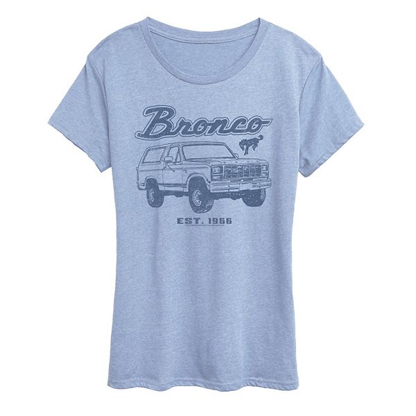 

Футболка с принтом Ford Bronco est 1966 Licensed Character, Heather Chambray Blue, Синий, Футболка с принтом Ford Bronco est 1966 Licensed Character, Heather Chambray Blue
