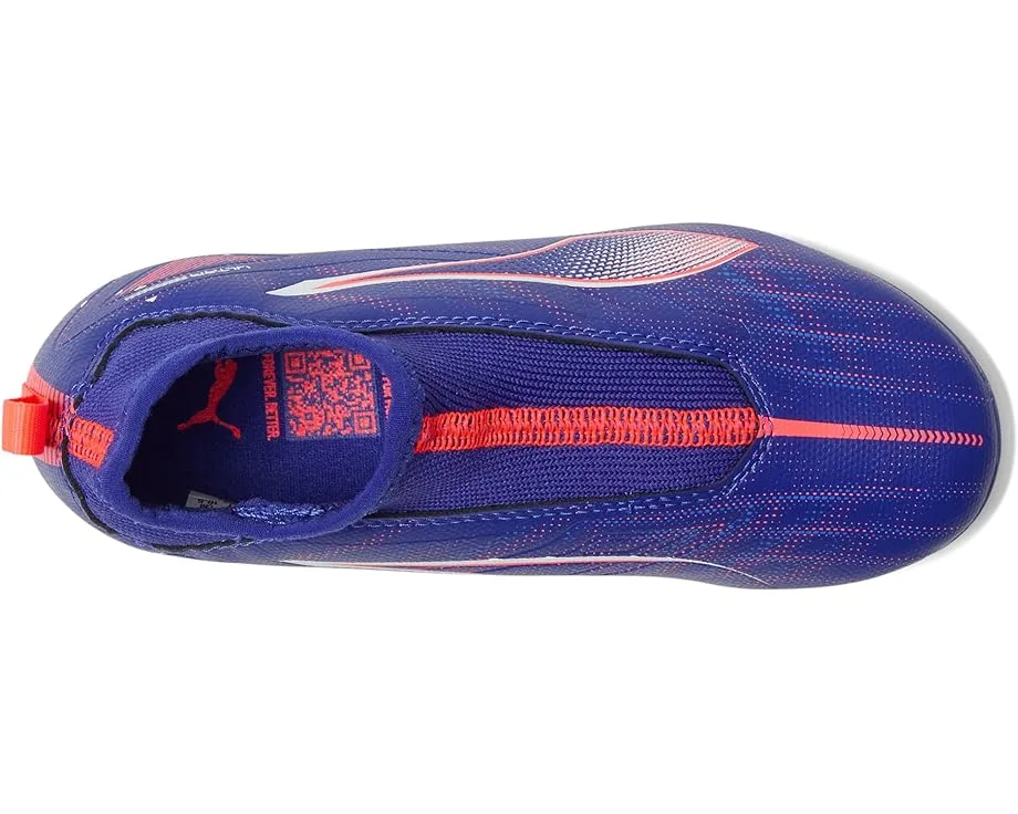 Кроссовки PUMA Kids Ultra Match Laceless Firm Artificial Ground (Little Kid/Big Kid), Lapis Lazuli/PUMA White/Sunset Glow — фото 2