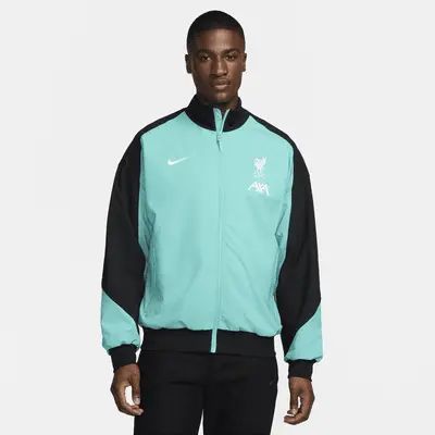 

Куртка Nike Liverpool FC Strike, цвет Washed Teal/Black/Sail