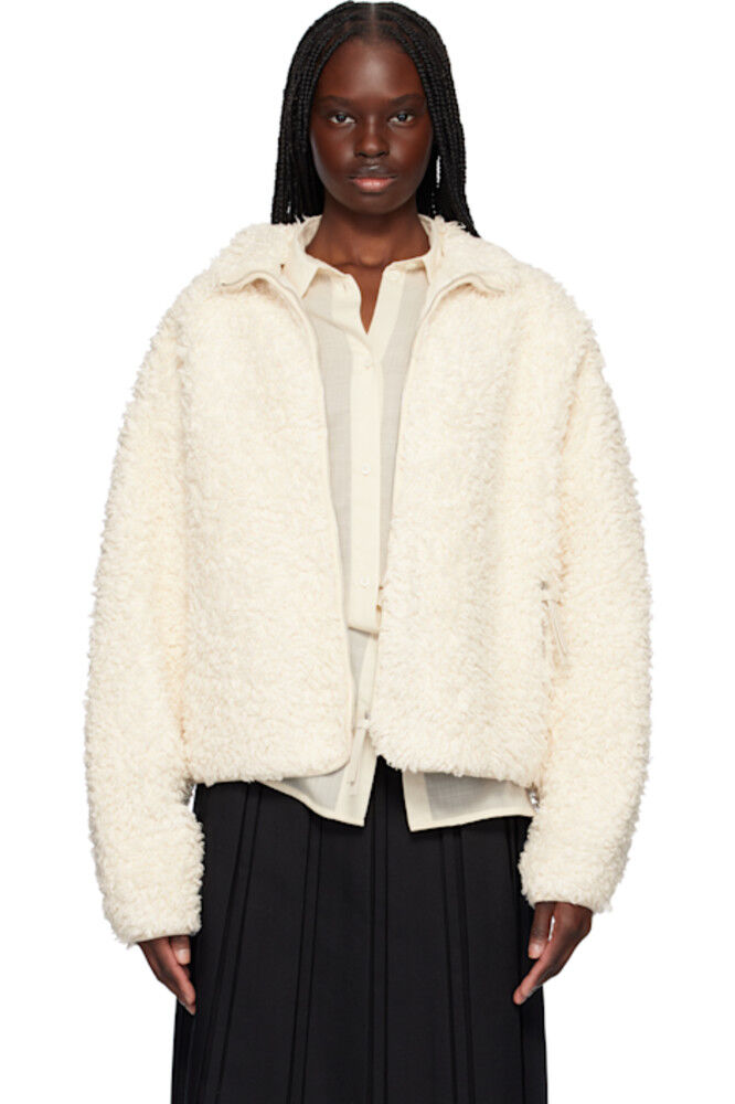 

Куртка на молнии цвета Off-White Jil Sander
