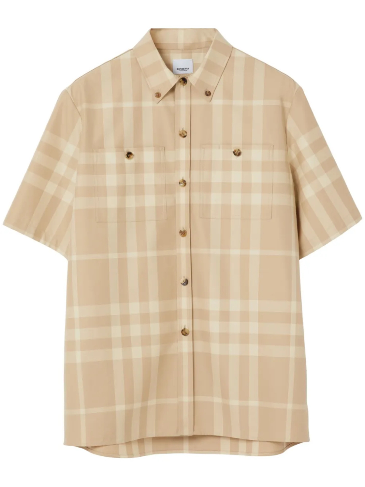 

Burberry рубашка в клетку, нейтральный