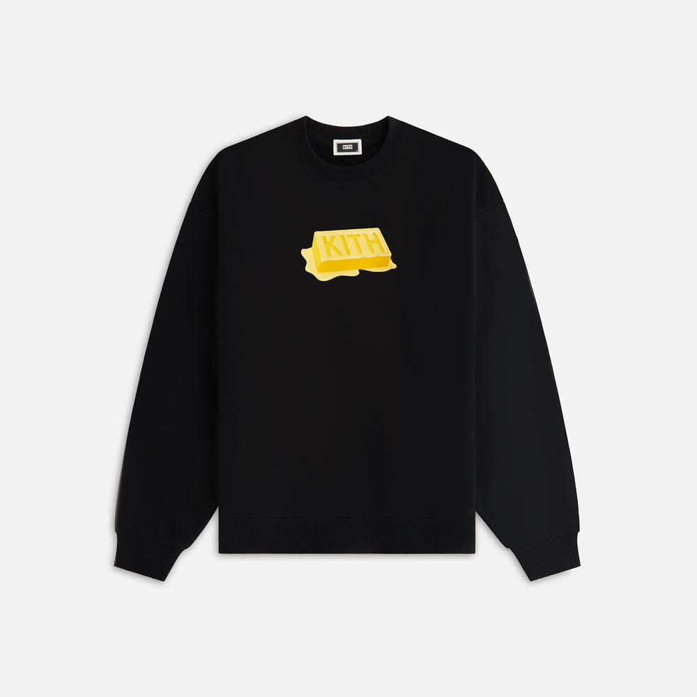 

Толстовка Kith Treats Waffle Butter Nelson Crewneck, черный