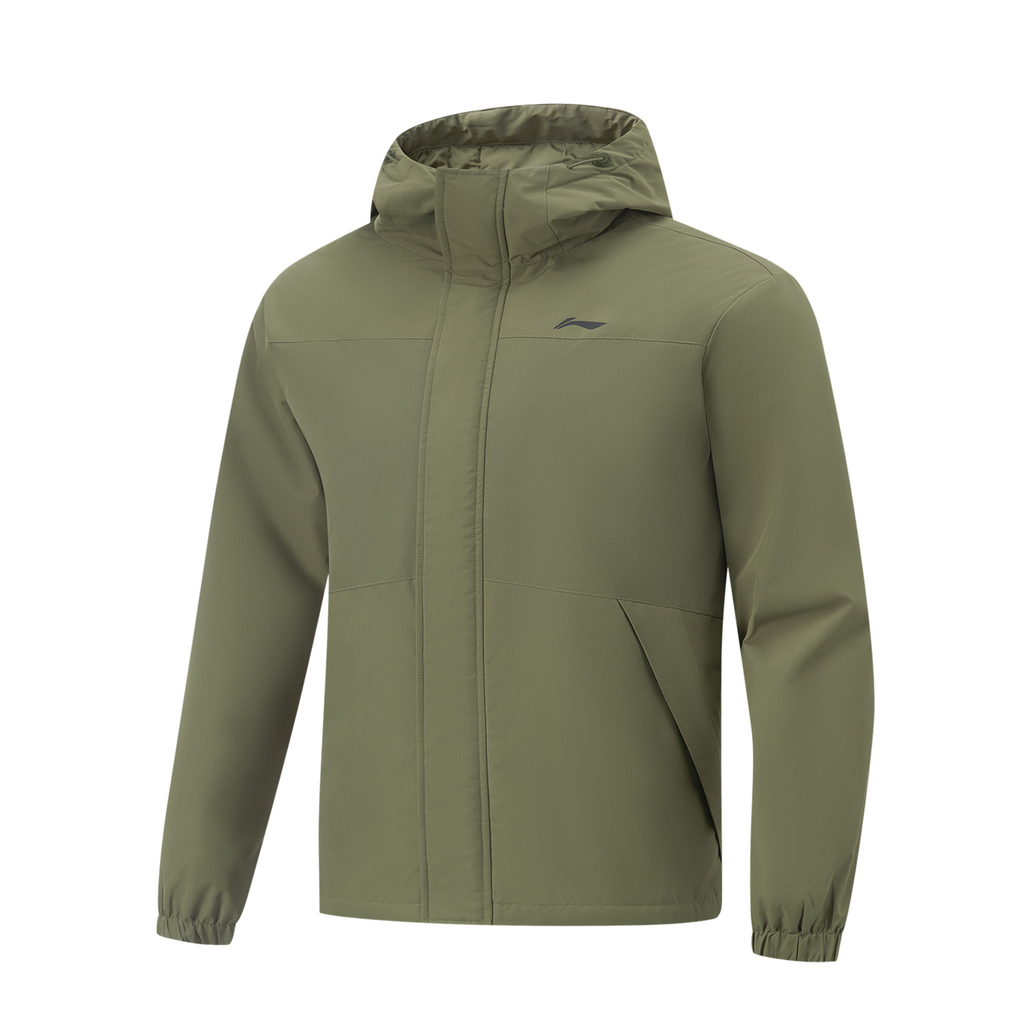 

LINING Фитнес куртка пуховик мужская армейский зеленый, Army Green