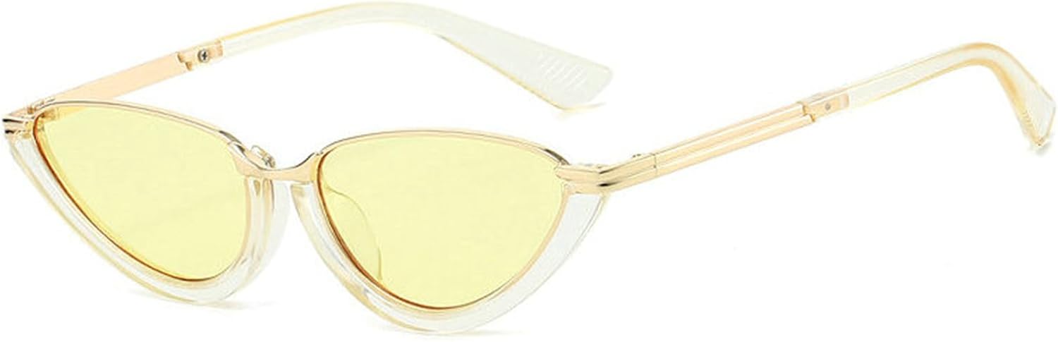 

Винтажные солнцезащитные очки Helena в стиле 90-х, «кошачий глаз», градиентные, черные, для женщин, маленькие, модные, узкие, треугольные, панк, солнцезащитные очки UV400, C7