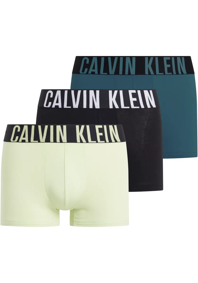 

Calvin Klein Underwear Трусы "TRUNK 3PK" (упаковка, 3 шт., 3 шт.), с поясом с логотипом, черный