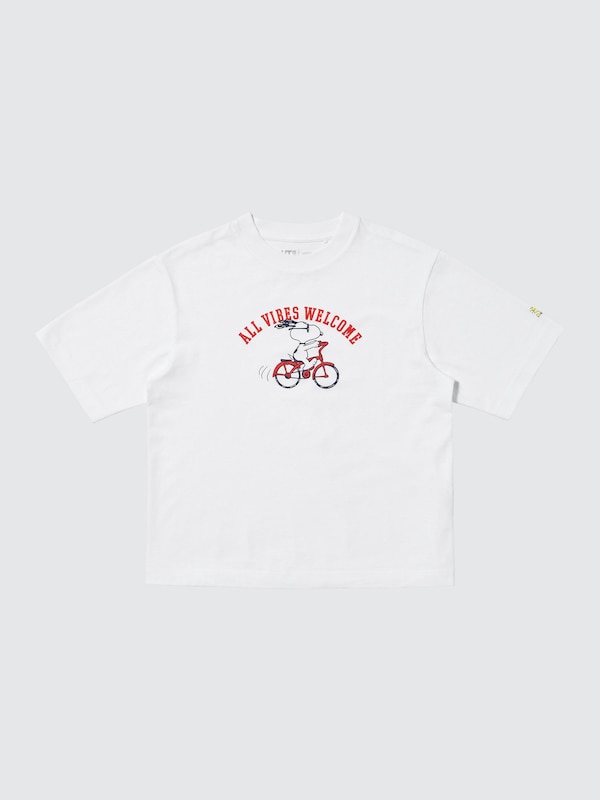 Футболка UT с графикой Peanuts Uniqlo, 00 white — фото 4