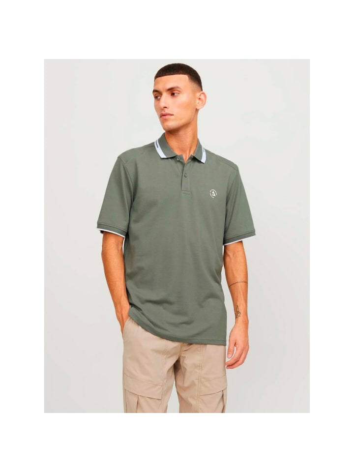 

Футболка поло Jack & Jones, зеленый