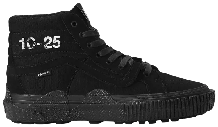 

Кроссовки OAMC x WTAPS x Vans Sk8 Hi GL Lug, черный