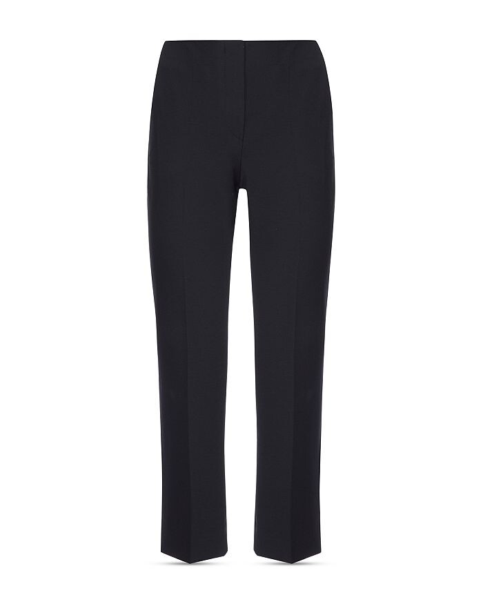 Брюки Emporio Armani из габардина стрейч 7/8, черный — фото 2