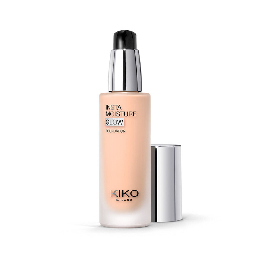 

KIKO Milano, Instamoisture Glow Foundation, Увлажняющая жидкая основа со сияющим финишем, 8 нейтральных, 30 мл