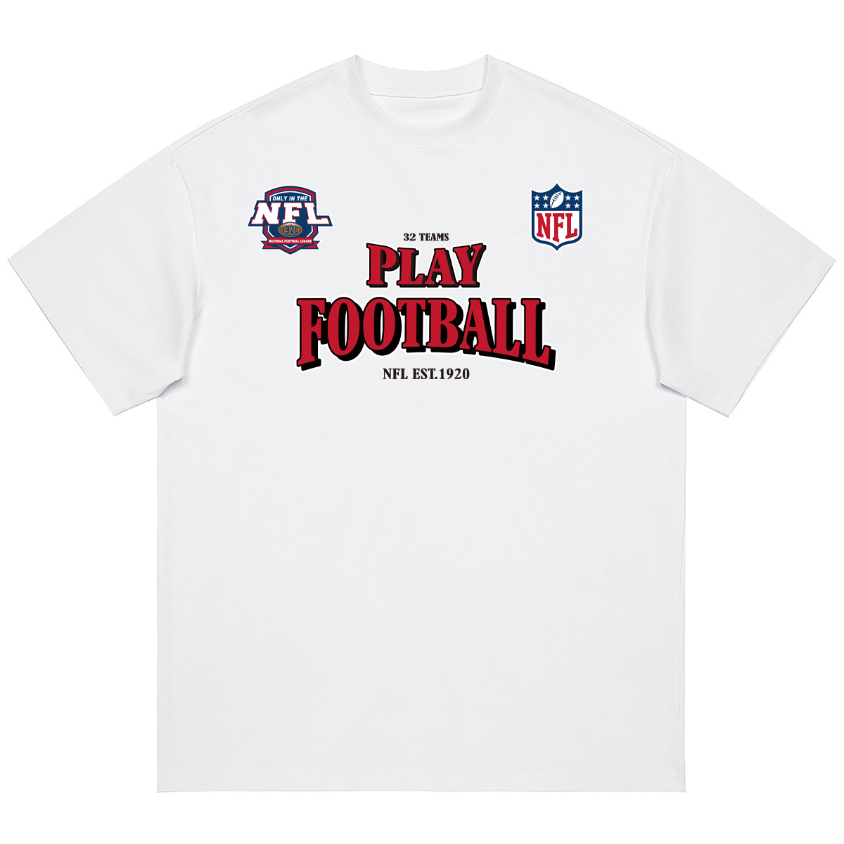 

Футболка унисекс NFL, фиолетово-синяя