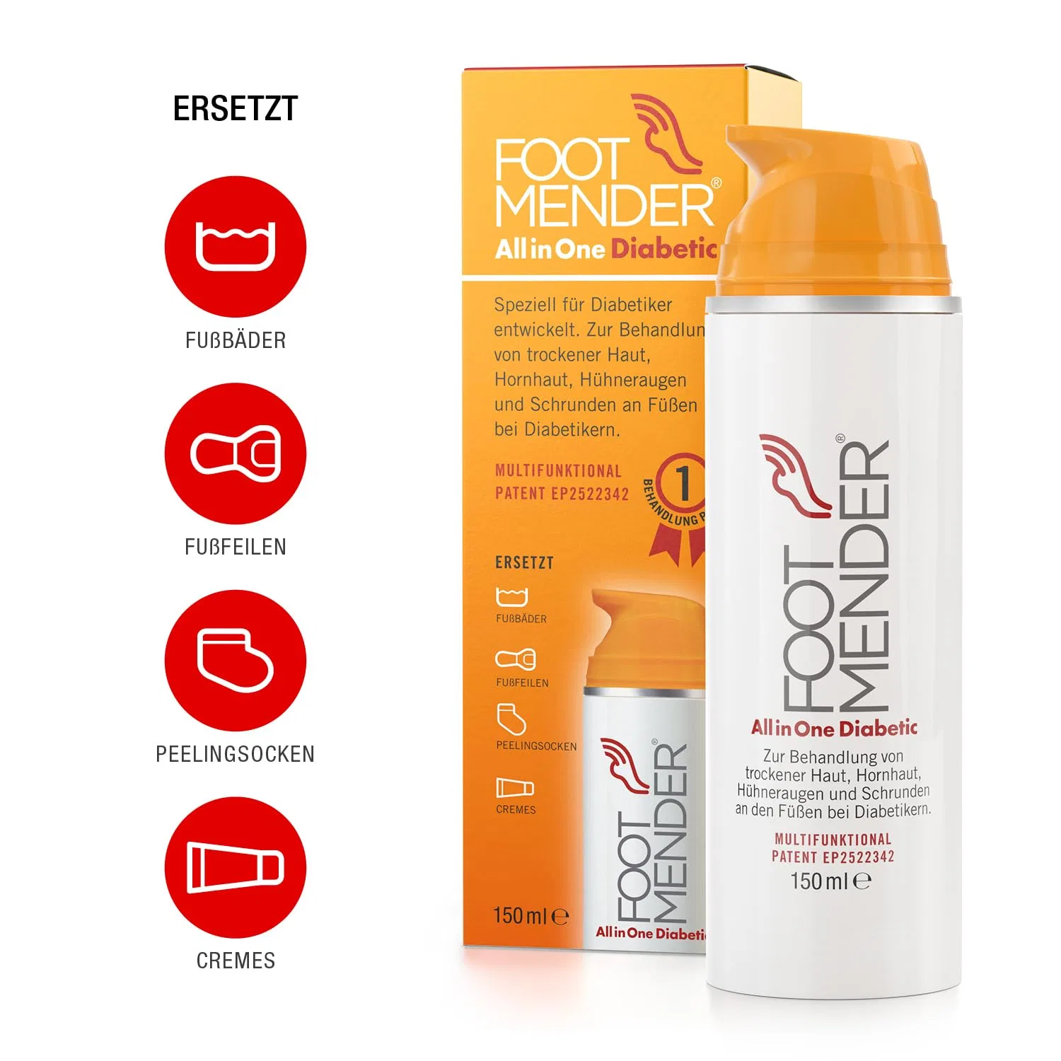 Средство для ног Footmender All in One Diabetic 150 мл Footmender — фото 2