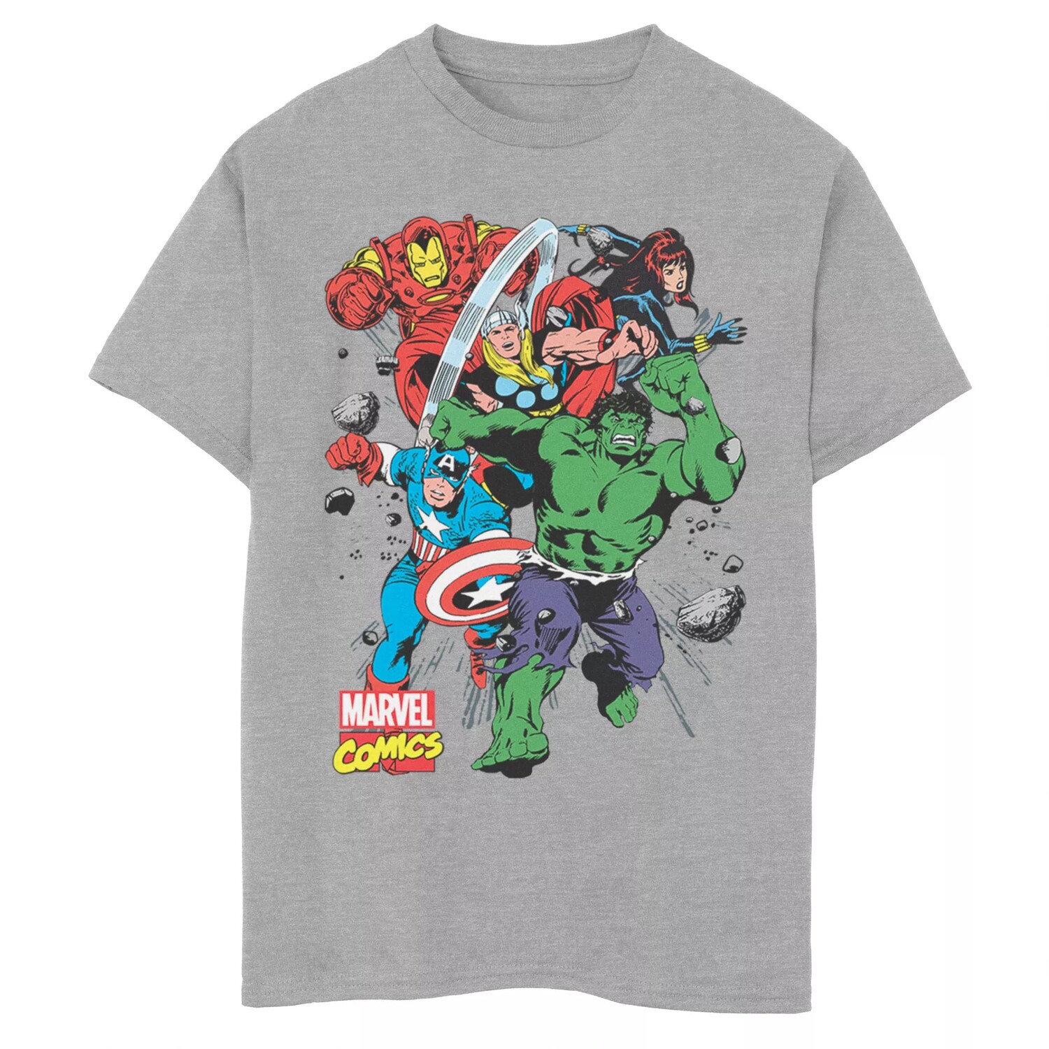 

Футболка с рисунком Marvel для начинающих 8–20 лет для мальчиков Licensed Character