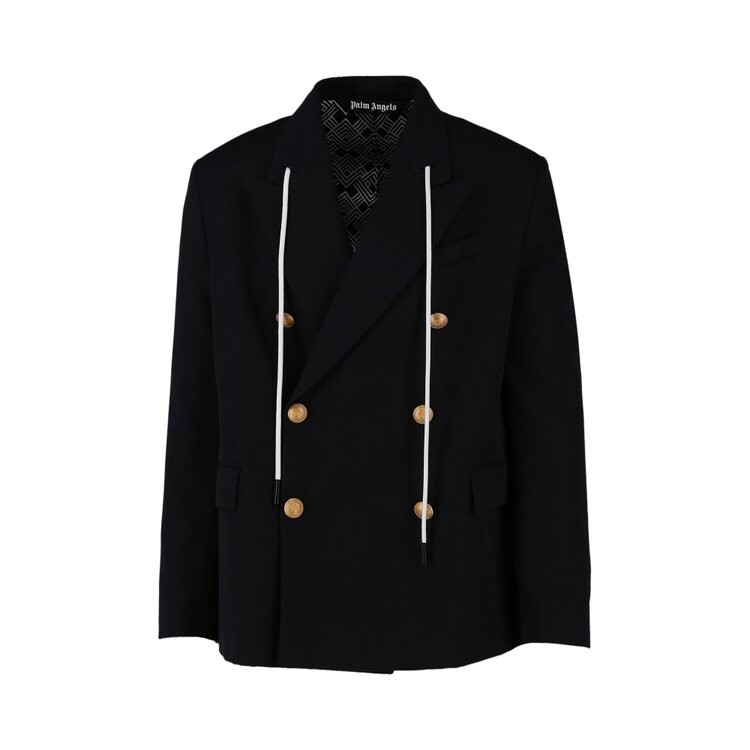 

Блейзер Palm Angels Cords Double Breasted Blazer, синий, Черный, Блейзер Palm Angels Cords Double Breasted Blazer, синий