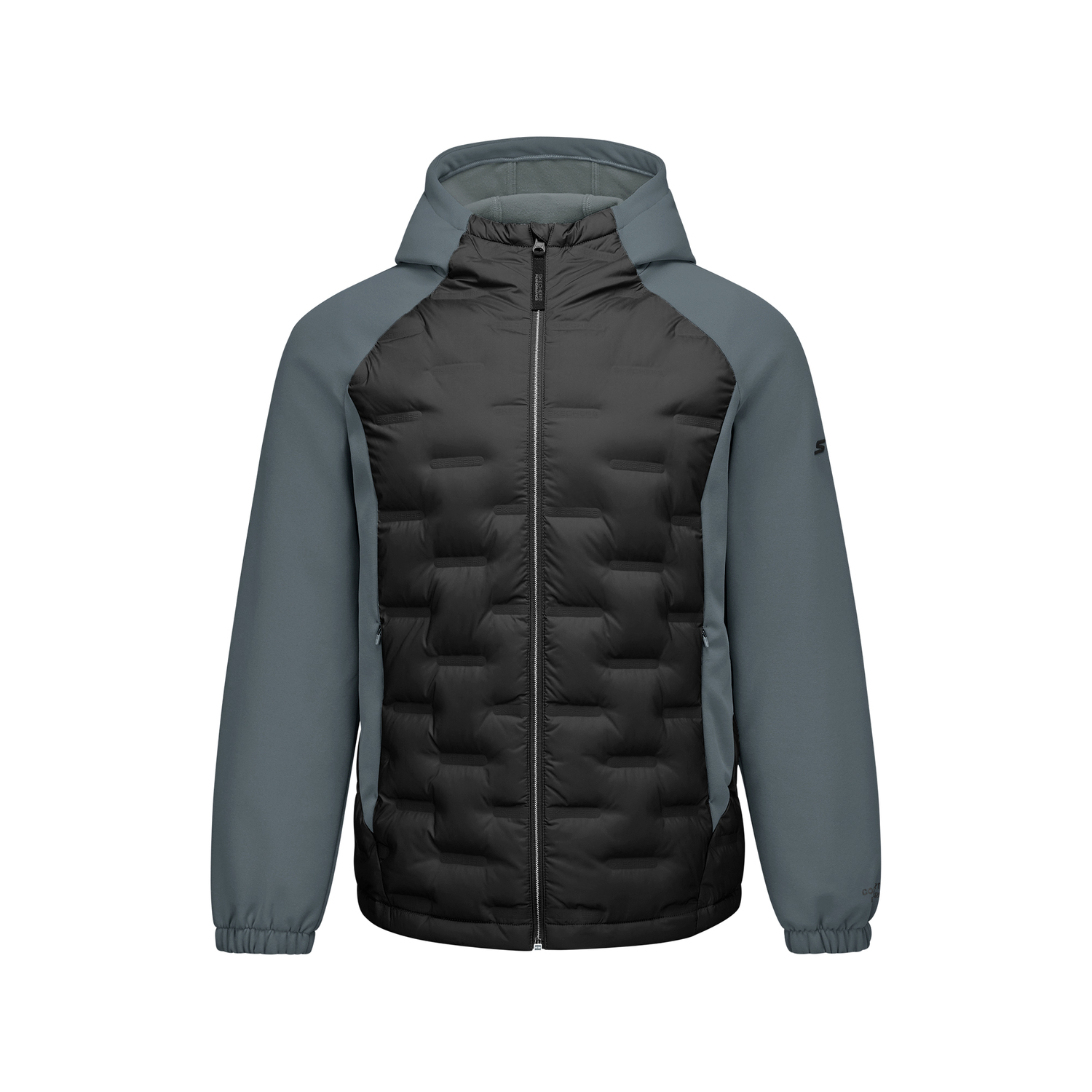 

Skechers Мужская пуховая куртка, Carbon Black-0018