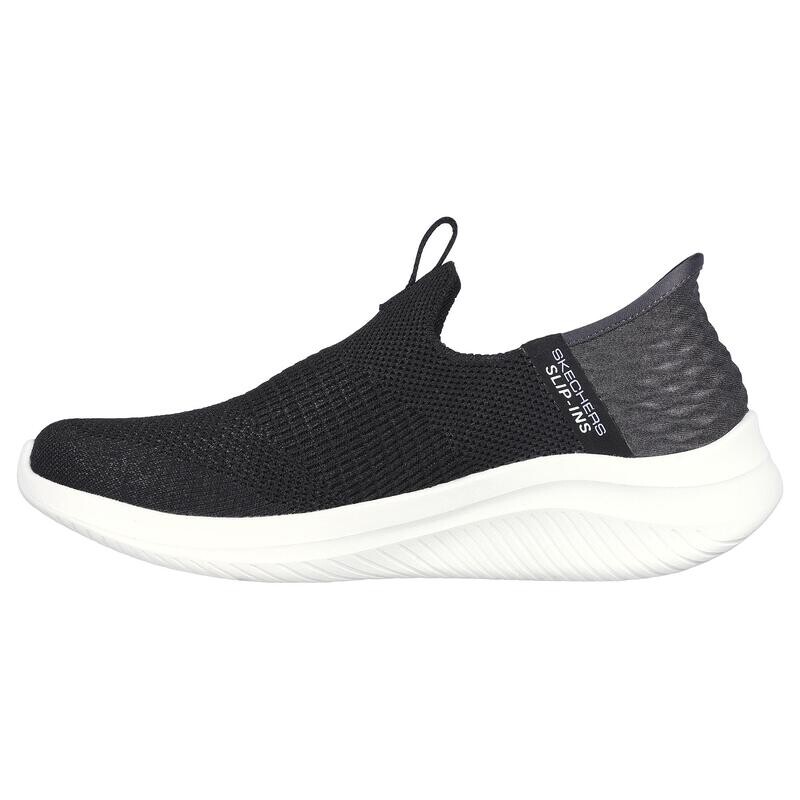 Женские прогулочные кроссовки Skechers 149709_BLK Черный без шнурков — фото 4
