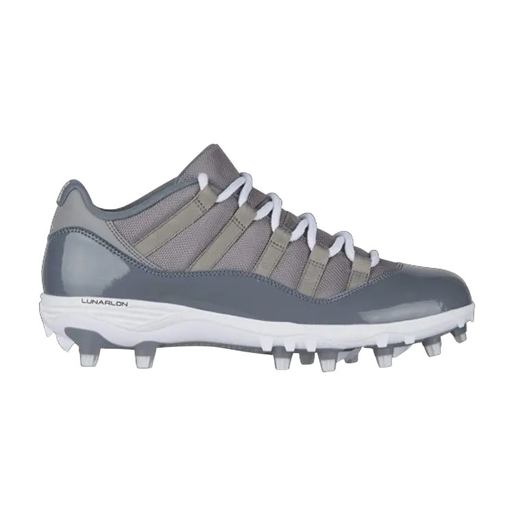 

Кроссовки Air Jordan 11 Low TD Cleat 'Cool Grey', серый